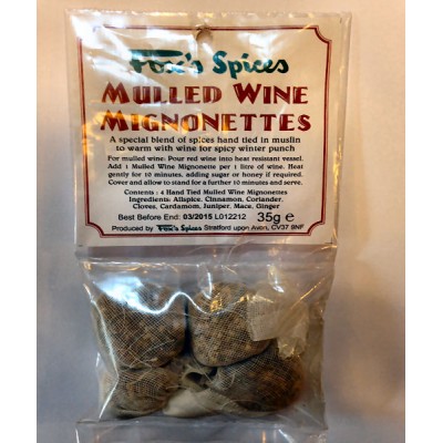 Fox's Spice 4 Mulled Wine Mignonettes